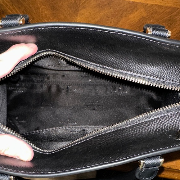 Kate Spade Black and Red Rose Satchel - Picture 4 of 8